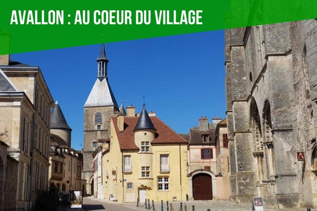 La Fontaine Neuve-Avallon-5 Personnes-1 Chambre-3 Lits-Parking-Wifi Bagian luar foto